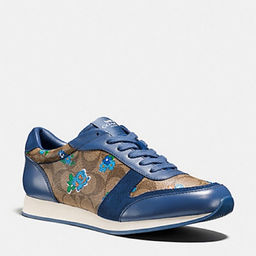 COACH Rebecca Signature Khaki/Blue - Picture 2 of 6